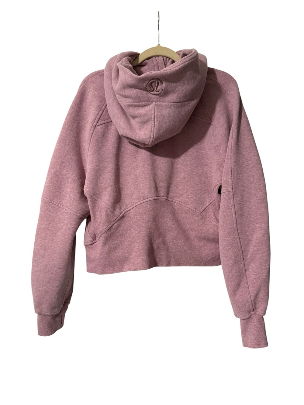 Lululemon Scuba Oversized Half-Zip Hoodie – Heathered Pink Taupe – M/L - Picture 3 of 8